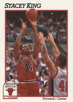 1991-92 Hoops Stacey King #31 card image