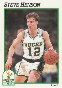1991-92 Hoops Steve Henson #392 card image