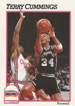 1991-92 Hoops Terry Cummings #189 card image
