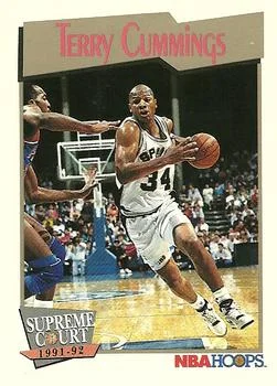 1991-92 Hoops Terry Cummings SC #495 card image