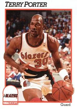 1991-92 Hoops Terry Porter #177 card image