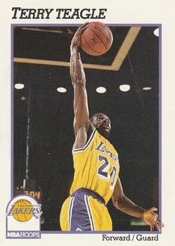 1991-92 Hoops Terry Teagle #104 card image
