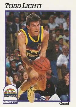 1991-92 Hoops Todd Lichti #54 card image