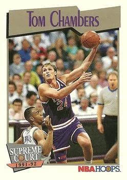 1991-92 Hoops Tom Chambers SC #489 card image