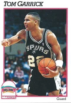 1991-92 Hoops Tom Garrick #434 card image