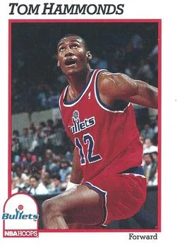 1991-92 Hoops Tom Hammonds #446 card image