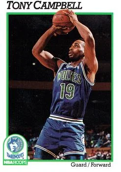 1991-92 Hoops Tony Campbell #124 card image