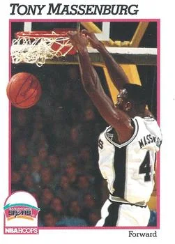 1991-92 Hoops Tony Massenburg #437 card image