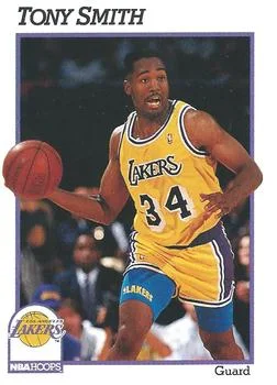 1991-92 Hoops Tony Smith #384 card image