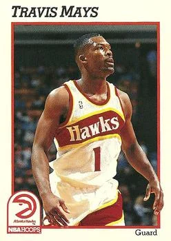 1991-92 Hoops Travis Mays #335 card image
