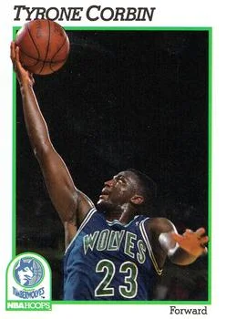 1991-92 Hoops Tyrone Corbin #125 card image