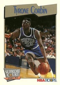 1991-92 Hoops Tyrone Corbin SC #479 card image