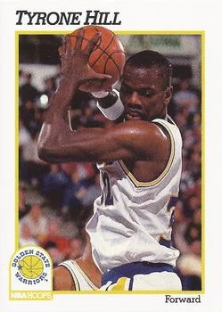 1991-92 Hoops Tyrone Hill #69 card image