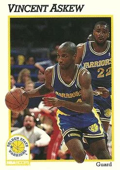 1991-92 Hoops Vincent Askew #365 card image