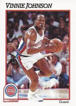 1991-92 Hoops Vinnie Johnson #62 card image