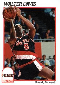 1991-92 Hoops Walter Davis #173 card image