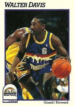 1991-92 Hoops Walter Davis #356 card image