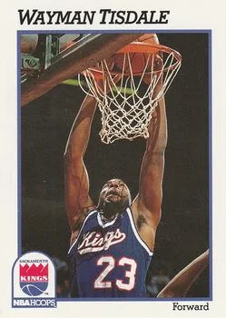 1991-92 Hoops Wayman Tisdale #187 card image