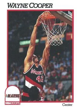 1991-92 Hoops Wayne Cooper #424 card image