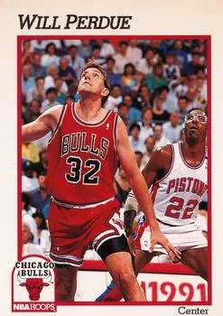 1991-92 Hoops Will Perdue #345 card image