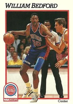1991-92 Hoops William Bedford #360 card image