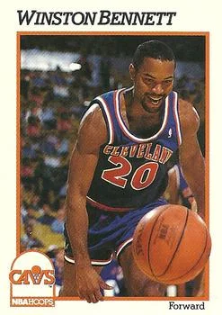 1991-92 Hoops Winston Bennett #348 card image