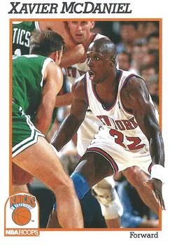 1991-92 Hoops Xavier McDaniel #403 card image