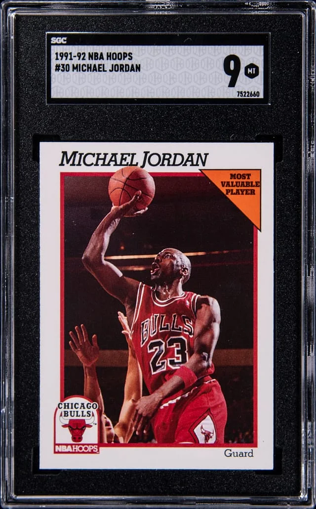1991-92 NBA Hoops Michael Jordan #30 card image