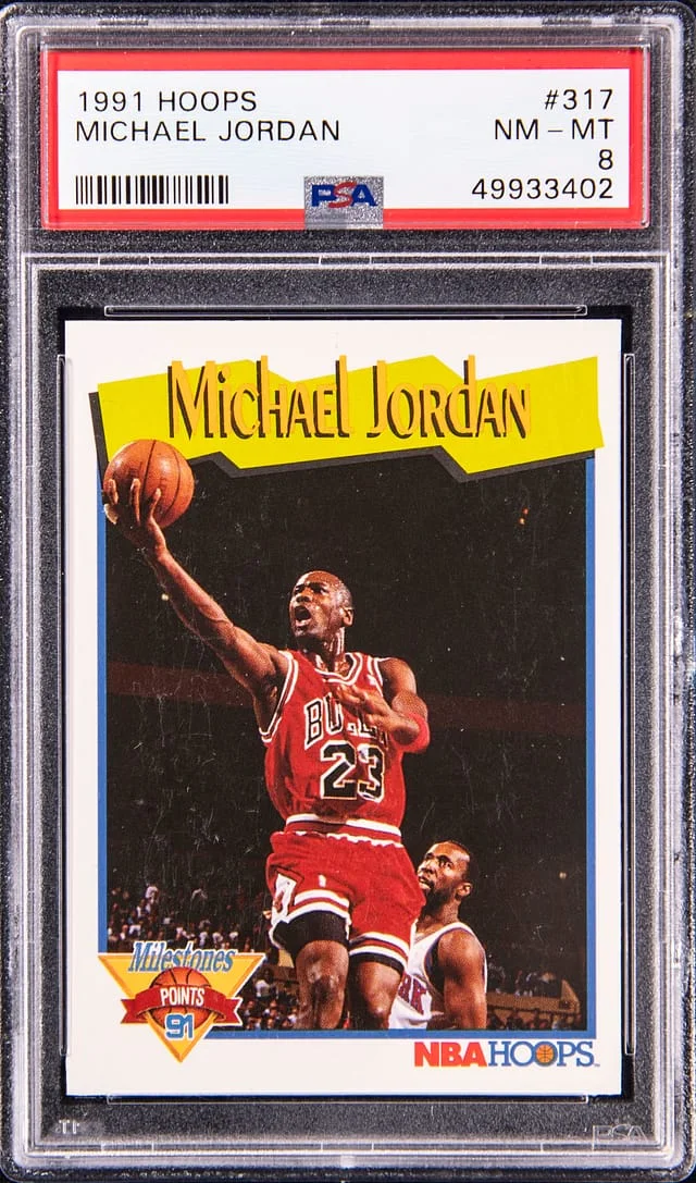 1991-92 NBA Hoops Michael Jordan #317 card image