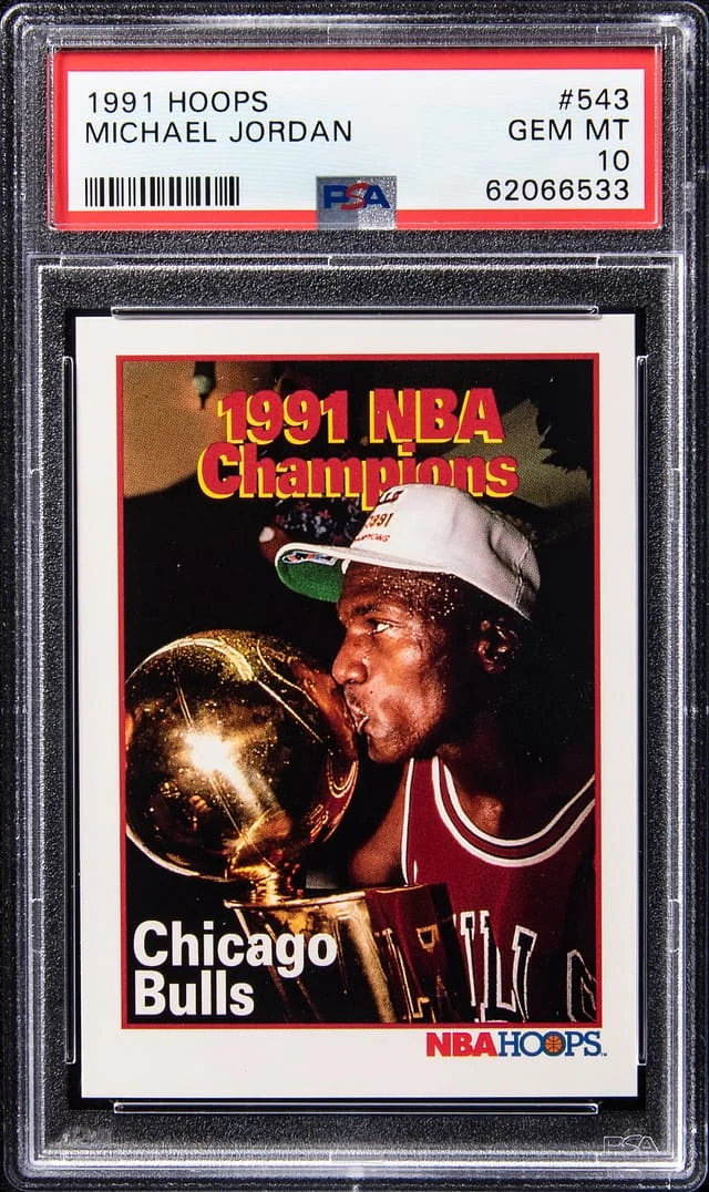 1991-92 NBA Hoops Michael Jordan #543 card image