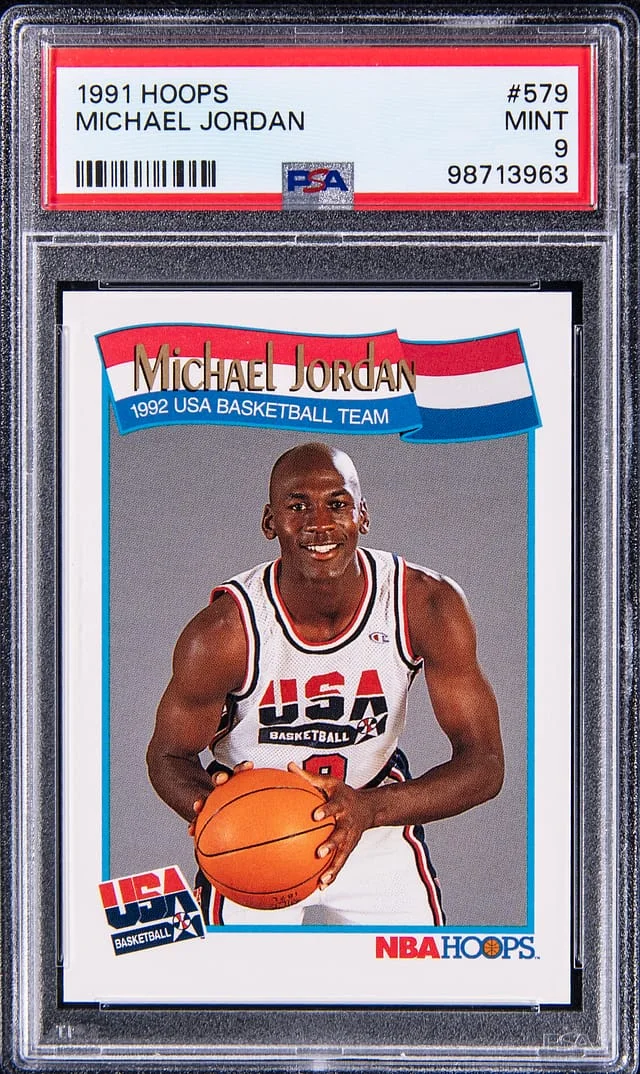 1991-92 NBA Hoops Michael Jordan #579 card image