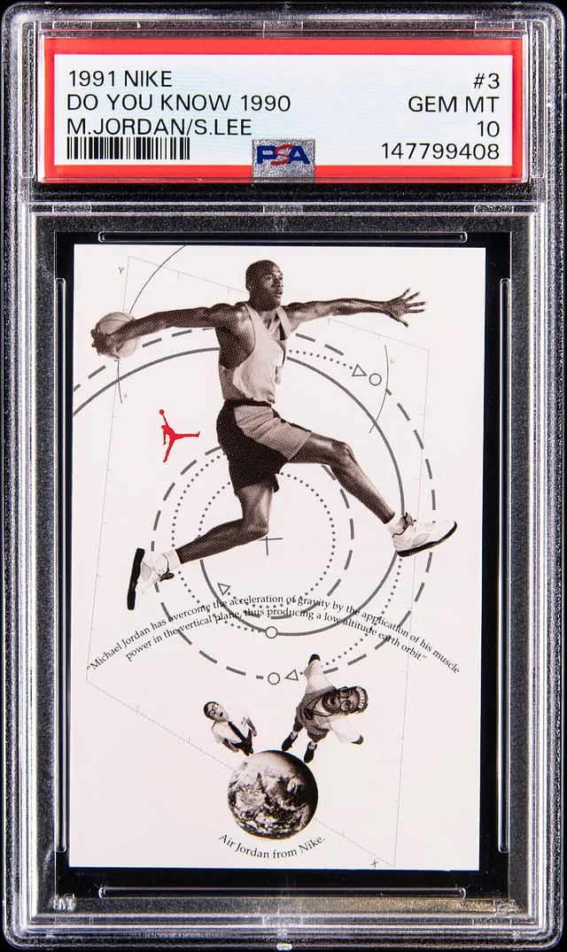 1991-92 Nike Do You Know 1990 Michael Jordan/Spike Lee #3 card image