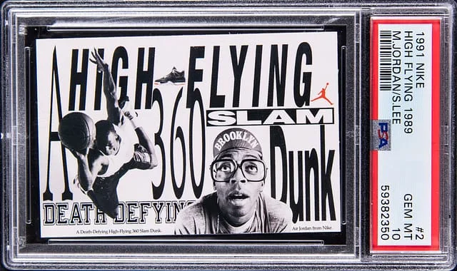 1991-92 Nike High Flying 1989 Michael Jordan/Stan Lee #2 card image