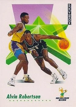 1991-92 SkyBox Alvin Robertson #163 card image