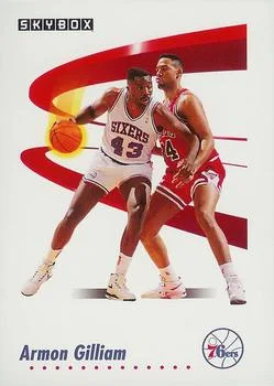 1991-92 SkyBox Armon Gilliam #214 card image