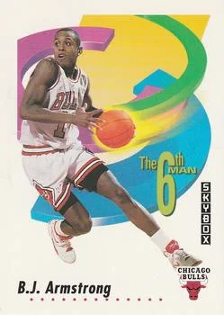 1991-92 SkyBox B.J. Armstrong SM #435 card image