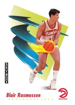 1991-92 SkyBox Blair Rasmussen #617 card image