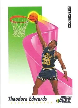 1991-92 SkyBox Blue Edwards #280 card image