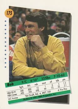 1991-92 SkyBox Bob Thornton #175 card back image