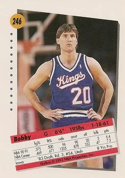 1991-92 SkyBox Bobby Hansen #246 card back image