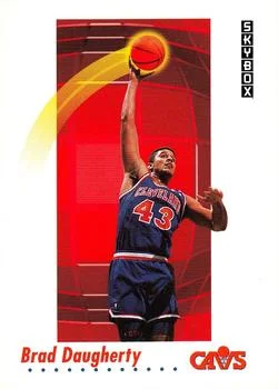 1991-92 SkyBox Brad Daugherty #47 card image