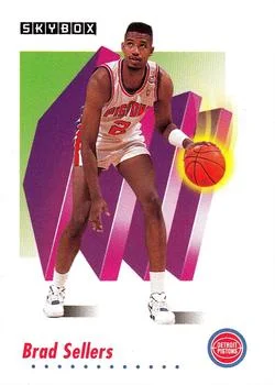 1991-92 SkyBox Brad Sellers #626 card image