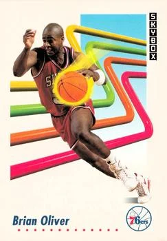 1991-92 SkyBox Brian Oliver #218 card image