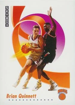 1991-92 SkyBox Brian Quinnett #193 card image