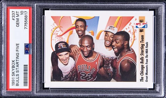1991-92 SkyBox Bulls Starting Five #337 card image