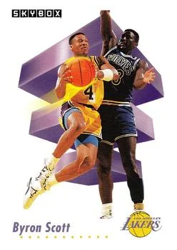 1991-92 SkyBox Byron Scott #139 card image