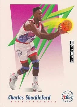 1991-92 SkyBox Charles Shackleford #639 card image