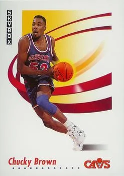 1991-92 SkyBox Chucky Brown #46 card image