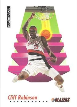 1991-92 SkyBox Cliff Robinson #241 card image