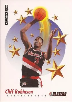 1991-92 SkyBox Cliff Robinson RS #507 card image